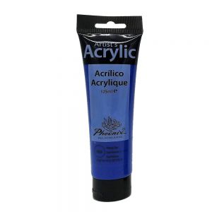 Farba akrylowa Phoenix 125ml, Niebieski - Cyan Blue Primary